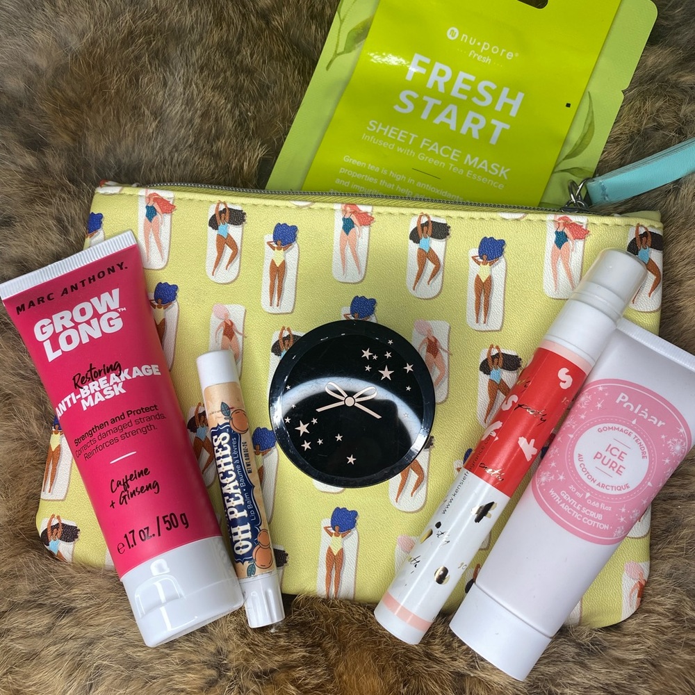 NWT 6 ITEM COSMETIC BUNDLE W/ FREE BAG!